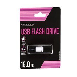 Infinitive USB Flash Drive 16GB (Black) -NEW